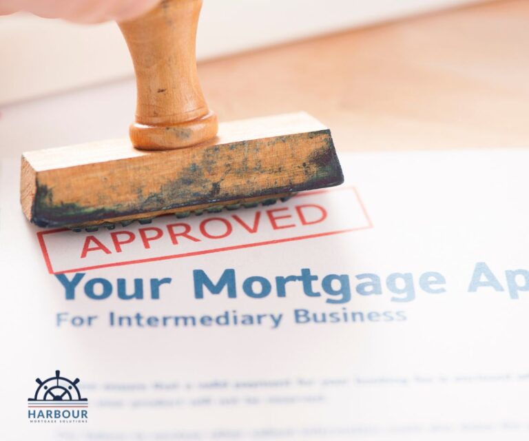Understanding mortgages and application with an approval stamp